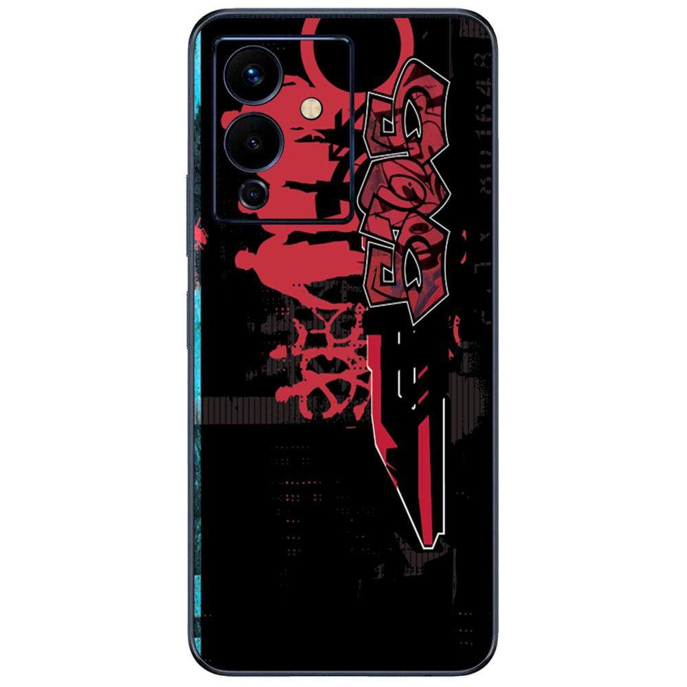 Capa Adesivo Skin055 Verso Para Infinix Note 12 5G 2022