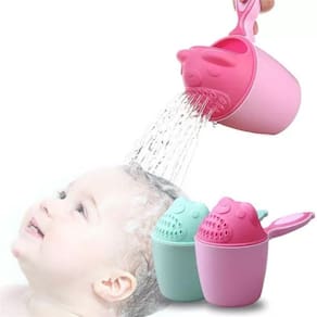Copo Regador Para Banho Bebê Lavar Cabelo Divertido e Seguro