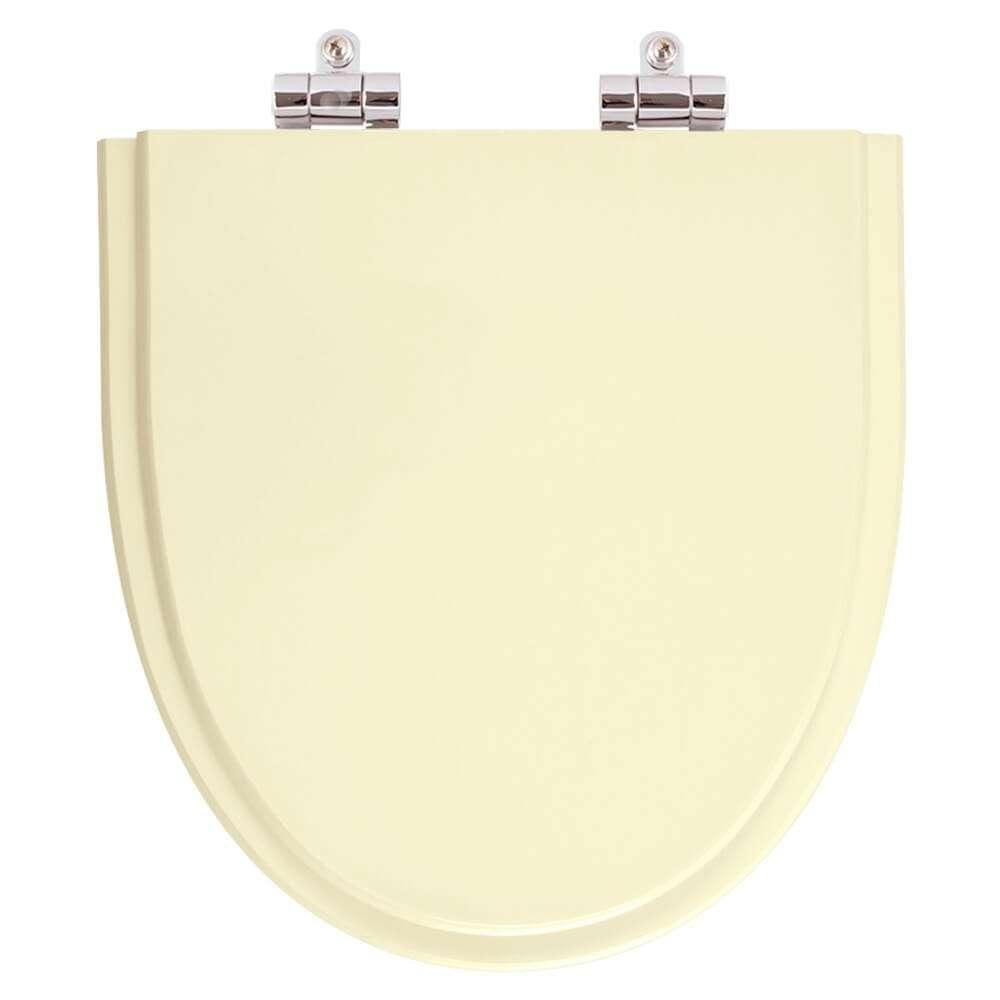 Assento Sanitário Poliester Soft Close Studio Bone (Bege) para vaso Incepa