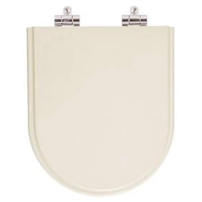 Assento Sanitário Poliester Soft Close Omega Creme (Bege Claro) para vaso Deca