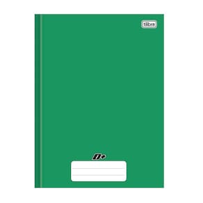 Caderno Brochura Univiversitario Capa Dura 48 Folhas Verde D+