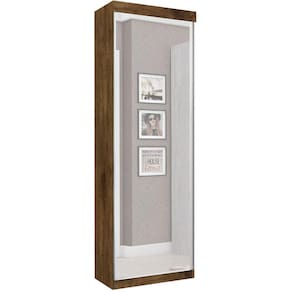 Sapateira Roupeiro Thor J&A Móveis 01 porta com espelho – Jequitibá