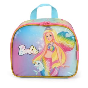 Lancheira Térmica Infantil Costas Barbie Sereia Luxcel