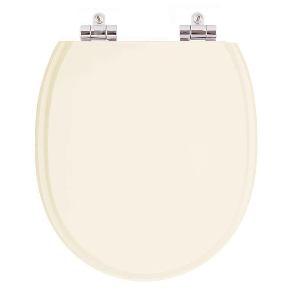 Assento Sanitario com Amortecedor Village Creme para Vaso Deca