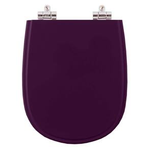 Assento Sanitario Poliester Com Amortecedor Paris Ametista Para Vaso Ideal Standard