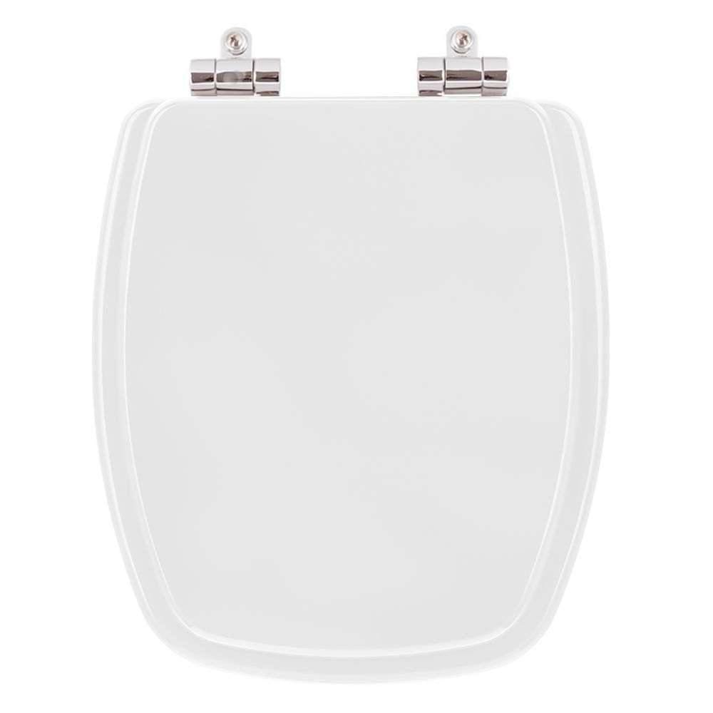 Assento Sanitário Poliester Soft Close Primula Plus Branco para vaso Fiori 6lpf