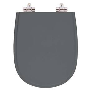 Assento Sanitario Poliester com Amortecedor Paris Cinza Quartzo para Vaso Ideal Standard