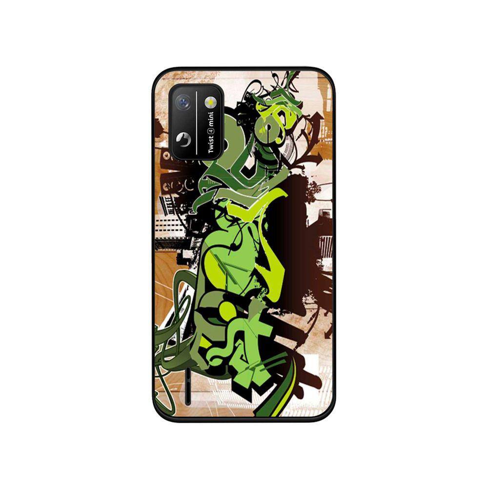Capa Adesivo Skin072 Verso Para Positivo Twist 4 Mini