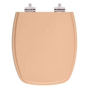 Assento Sanitario Poliester com Amortecedor Stylus Pessego para Vaso Celite