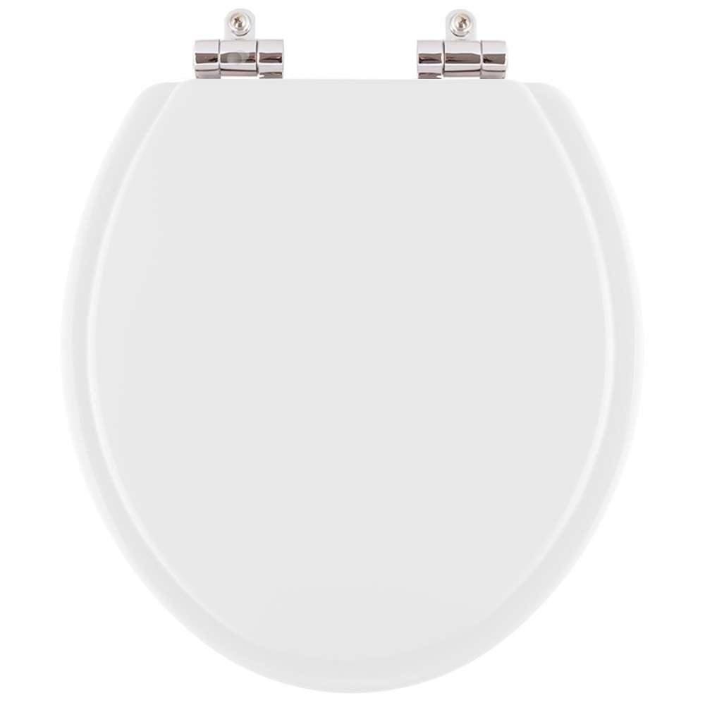 Assento Sanitário Poliester Soft Close Fiore Branco para vaso Incepa
