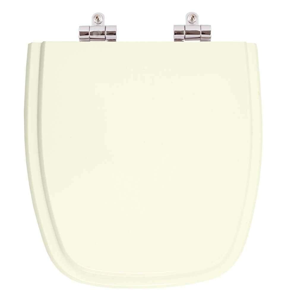 Assento Sanitario Poliester com Amortecedor Fit Pergamon (Bege Claro) para Vaso Celite