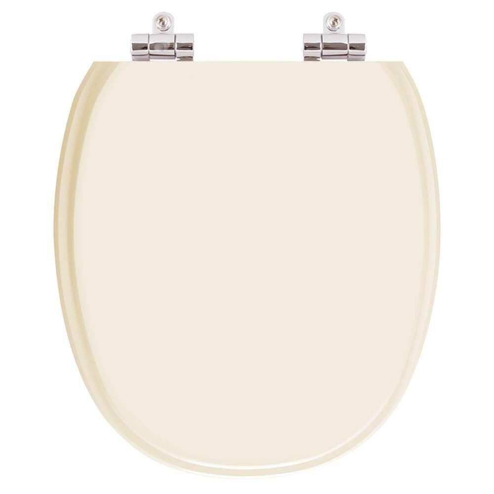 Assento Sanitario Poliester Soft Close Ascot Bone (Bege Claro) para vaso Ideal Standard