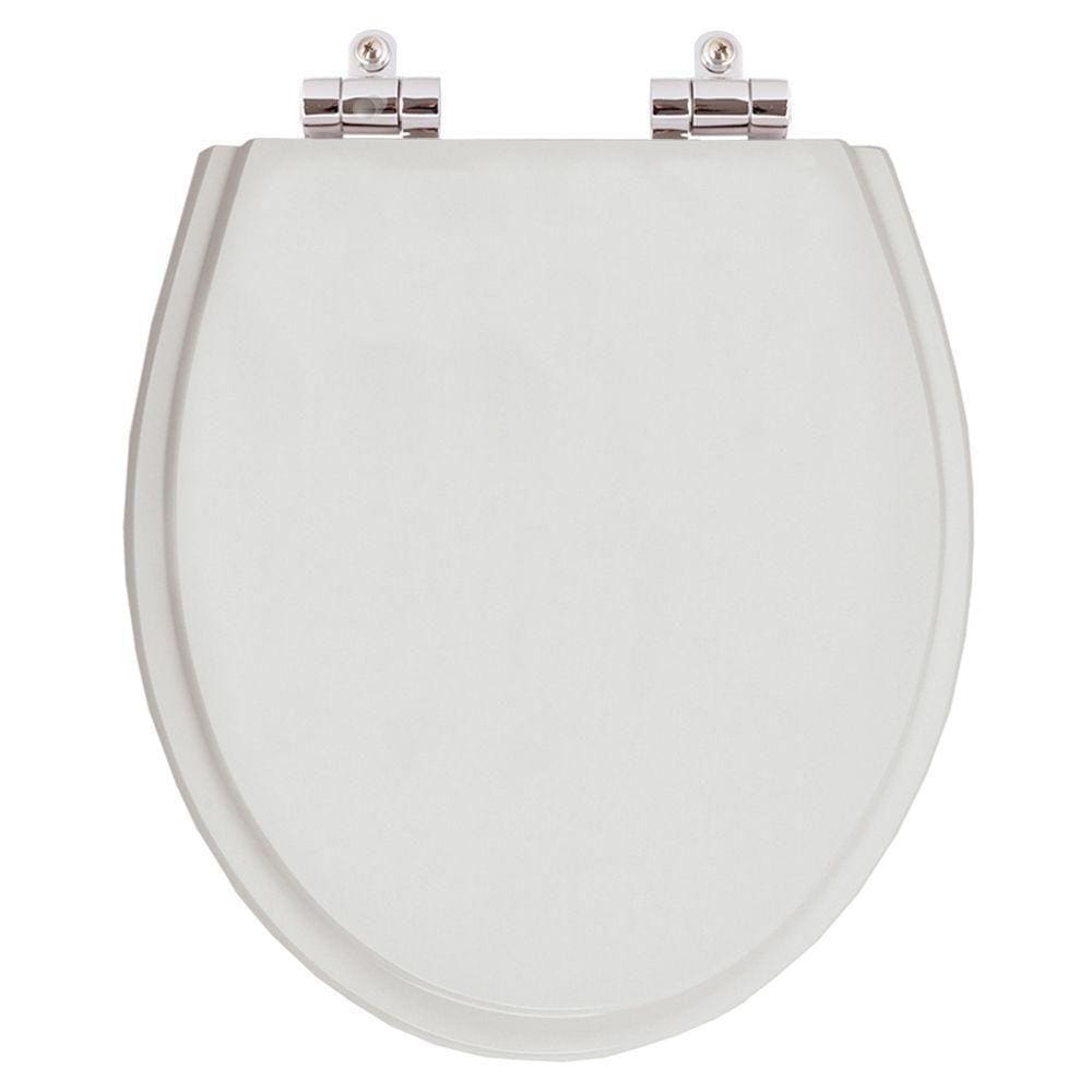 Assento Sanitario com Amortecedor Windsor Cinza Real para Vaso Deca