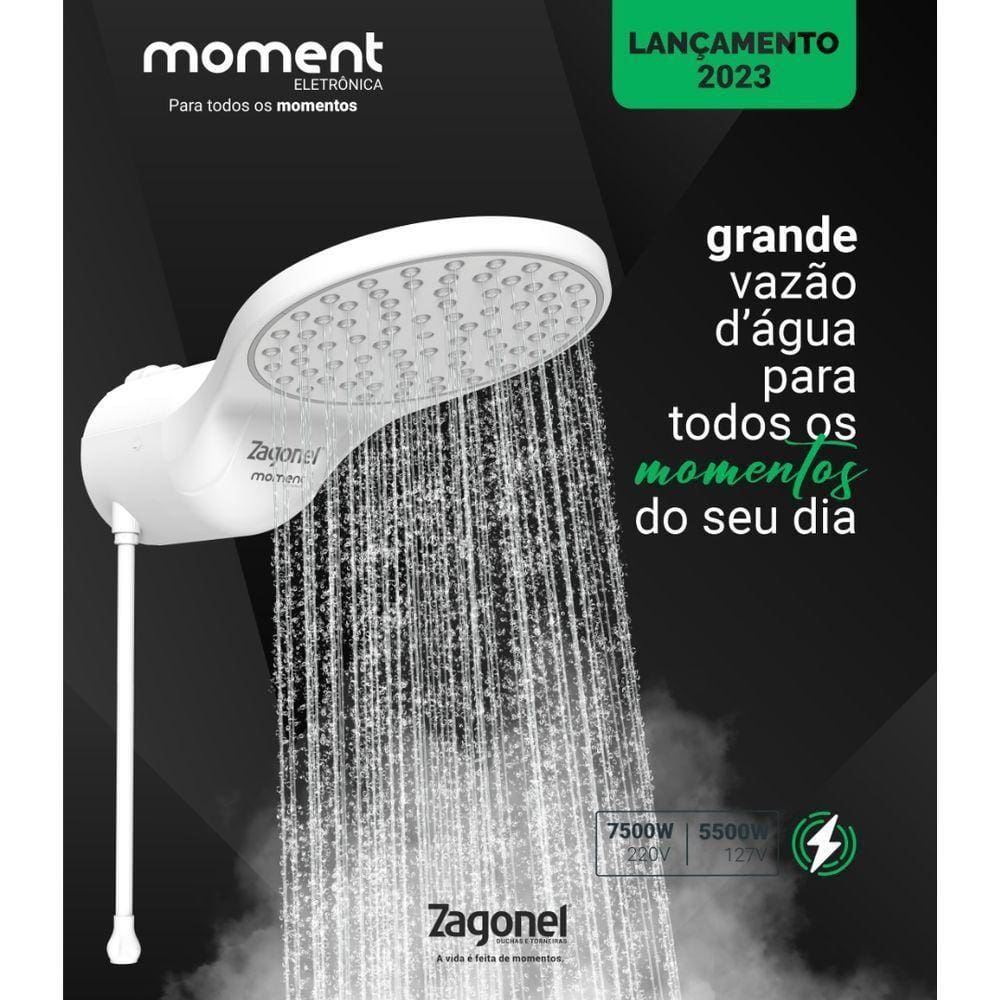 Ducha Moment 7500w Zagonel Branca