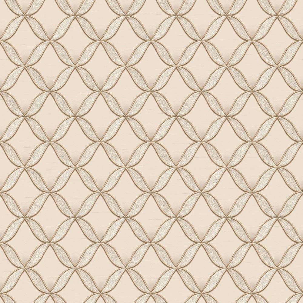 Papel de Parede HF Orient Geométrico Bege 221222