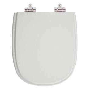 Assento Sanitário Poliester Soft Close Sabatini Cinza Claro para vaso Icasa 6lpf