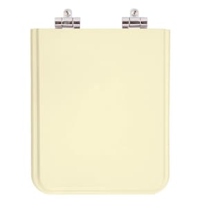 Assento Sanitário Poliester Soft Close Square Bone (Bege Claro) para vaso Incepa