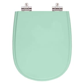 Assento Sanitario Poliester com Amortecedor Paris Verde Claro para Vaso Ideal Standard