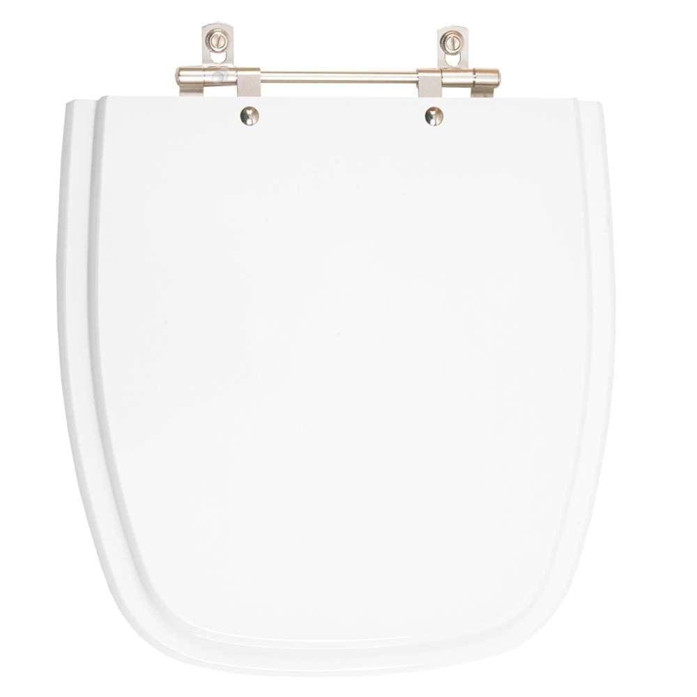 Assento Sanitario Poliester com Amortecedor Venice Branco para Vaso Belize