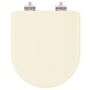 Assento Sanitário Poliester Soft Close Omega Creme (Bege Claro) para vaso Deca