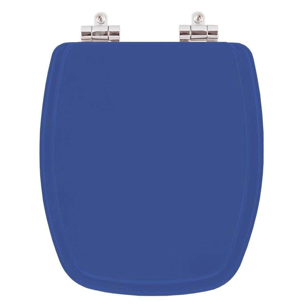 Assento Sanitario Poliester com Amortecedor Stylus Azul Mineral para Vaso Celite