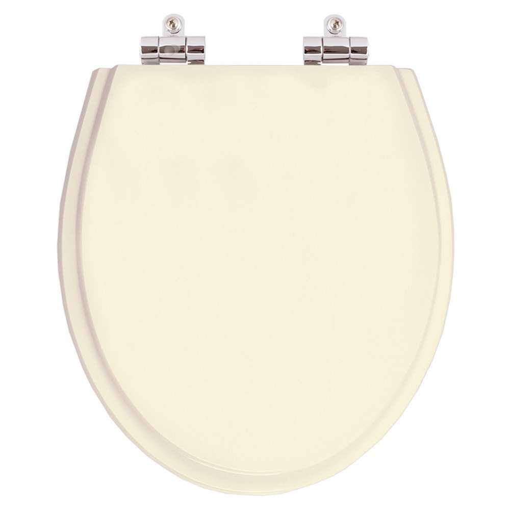 Assento Sanitario Poliester Com Amortecedor Windsor Creme Para Vaso Deca