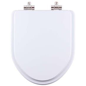 Assento Sanitário Poliester Soft Close Gunna Branco para vaso Eternit 6lpf