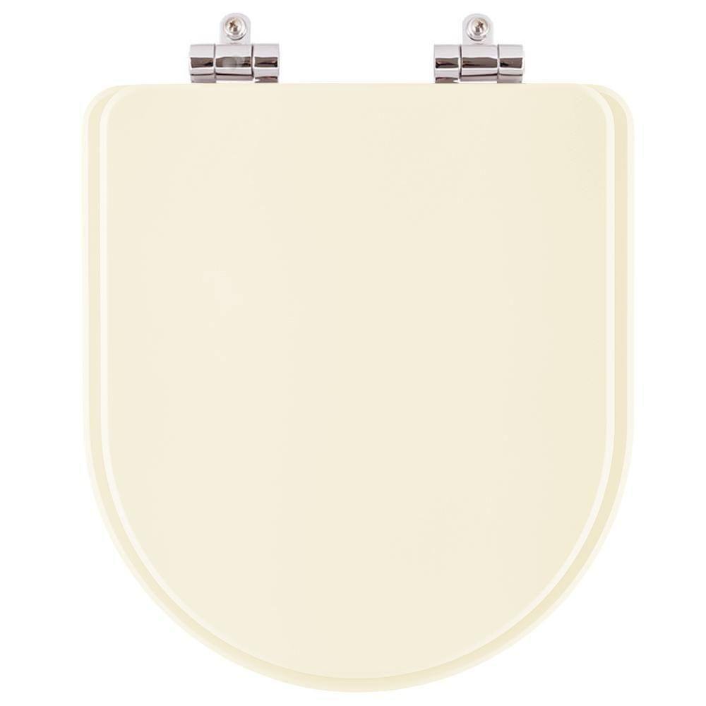Assento Sanitario com Amortecedor Carrara Creme para Vaso Deca