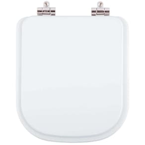 Tampa de Privada Poliéster Soft Close Misti Branco para louça Icasa 6lpf