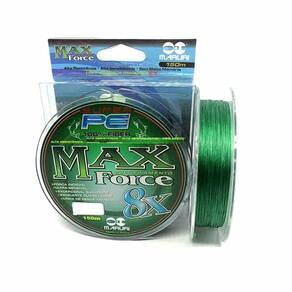 Linha De Pesca Multifilamento 150m Max Force 8 Fios Medida 0,14mm