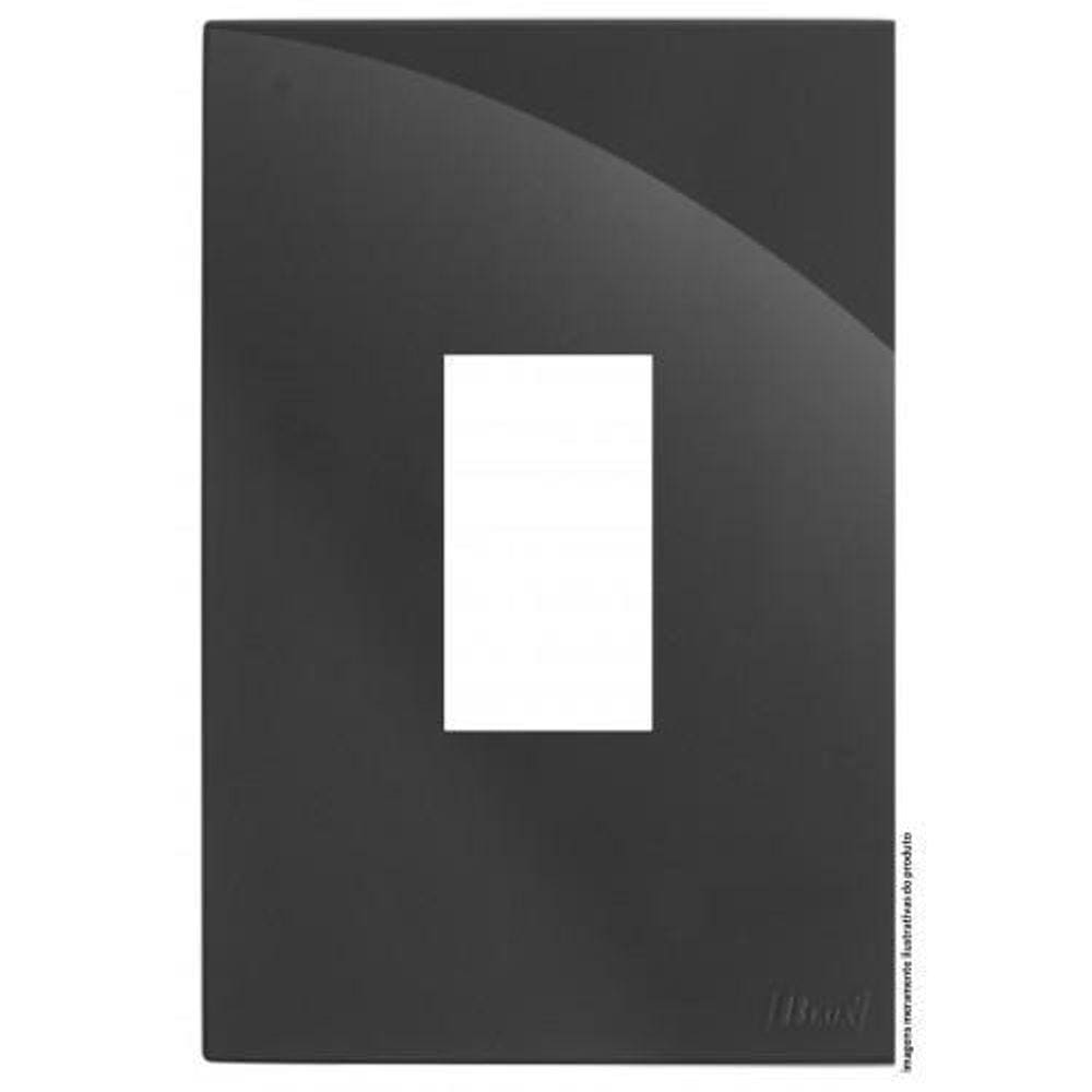 Placa Para 1 Modulo Vertical Com Suporte 4X2 Brg11493-6Gf.