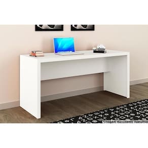 Mesa de Computador Solteiro ME4109 Branco - Tecno Mobili