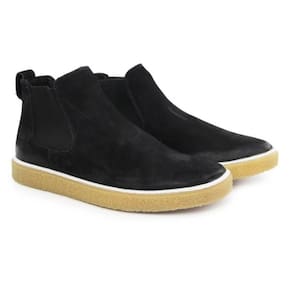 Bota Casual Masculina Couro Cano Curto Confortável