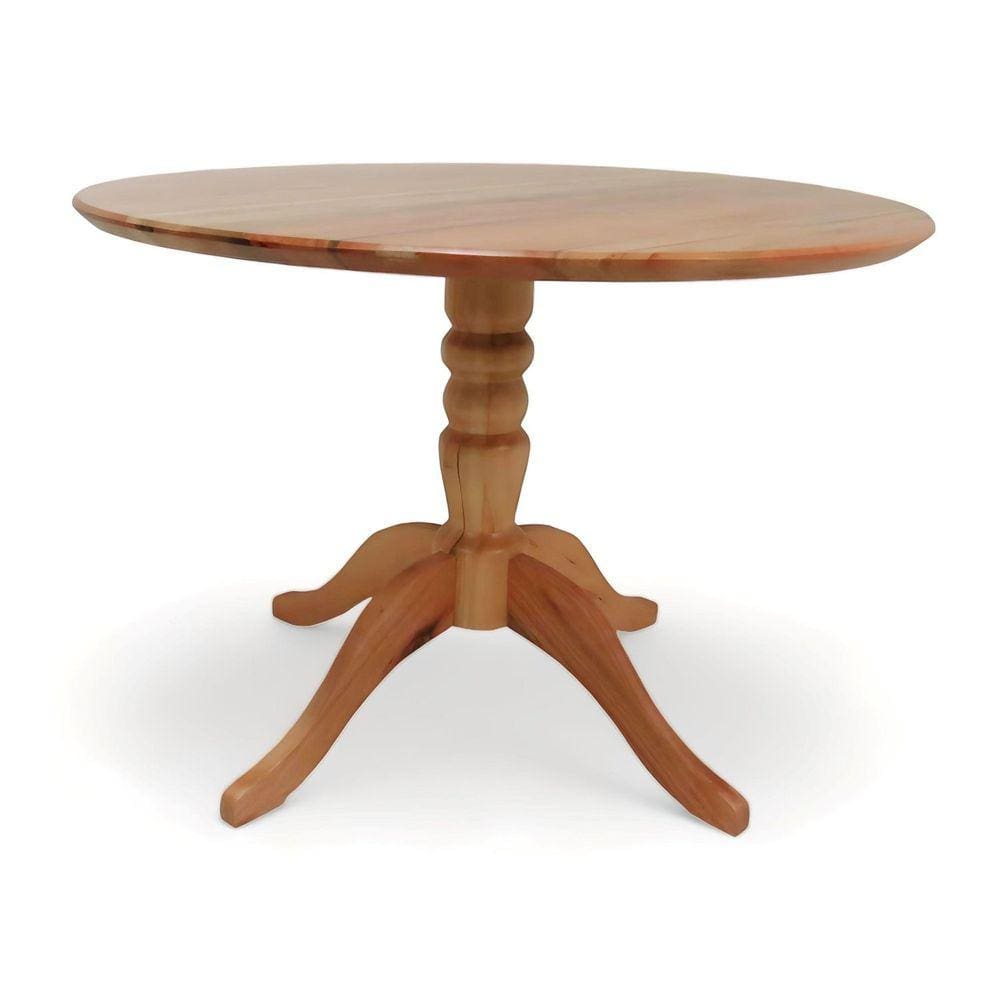 Mesa de Jantar Redonda 110cm com Pé Central Gardênia Yescasa Marroml
