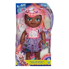Boneca Baby Alive Tinycorns Gato Unicórnio Negra - Hasbro