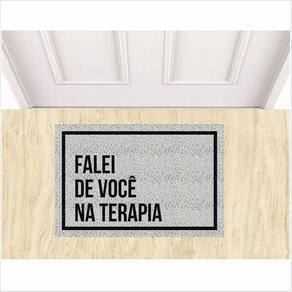 Tapete Divertido Falei Na Terapia De Você, Tapetes Para Residencias.