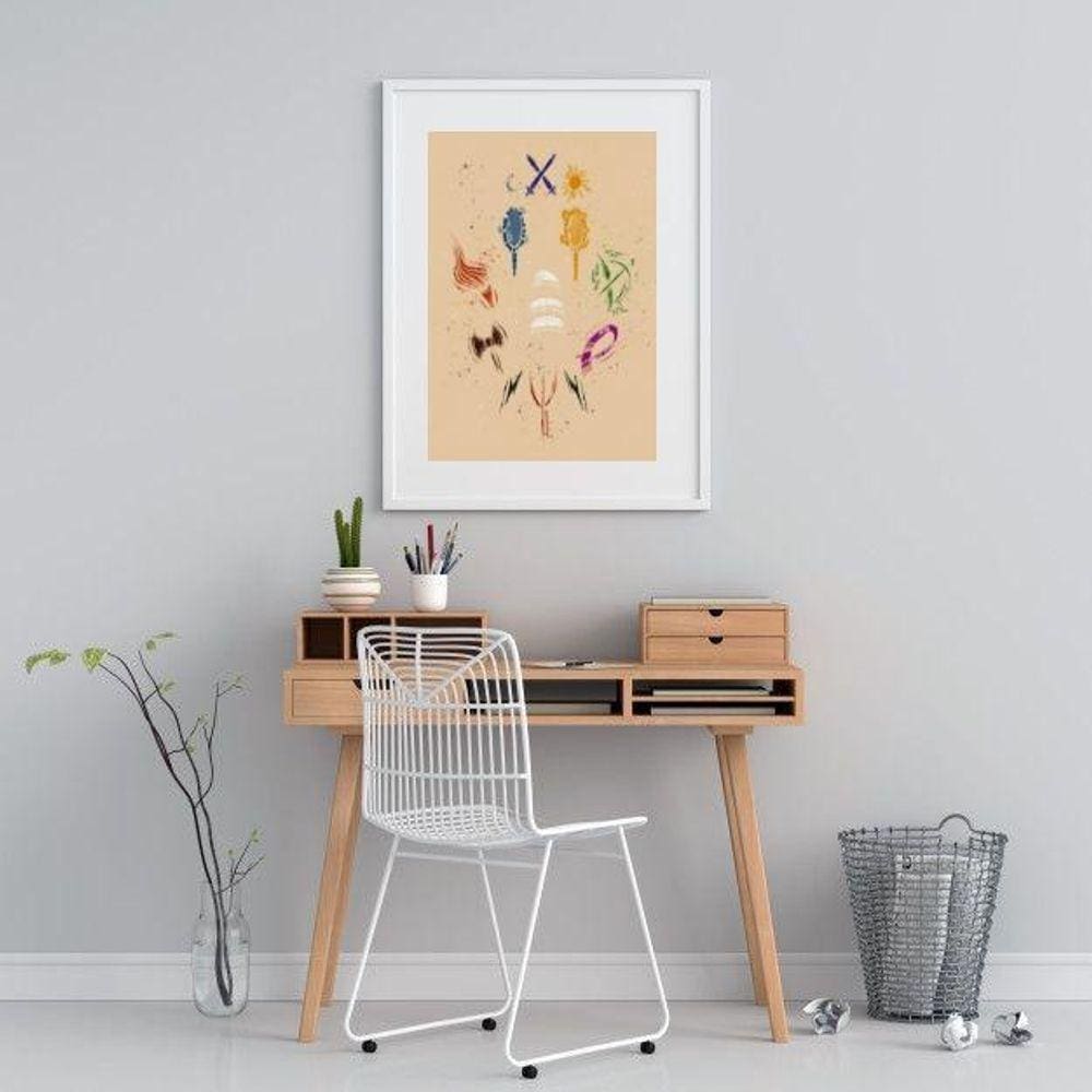 Quadro Decorativo Os Orixás - 60X48Cm