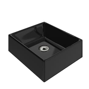 Cuba Pia Para Banheiro Tulipa Com Válvula Abs Preto Preto