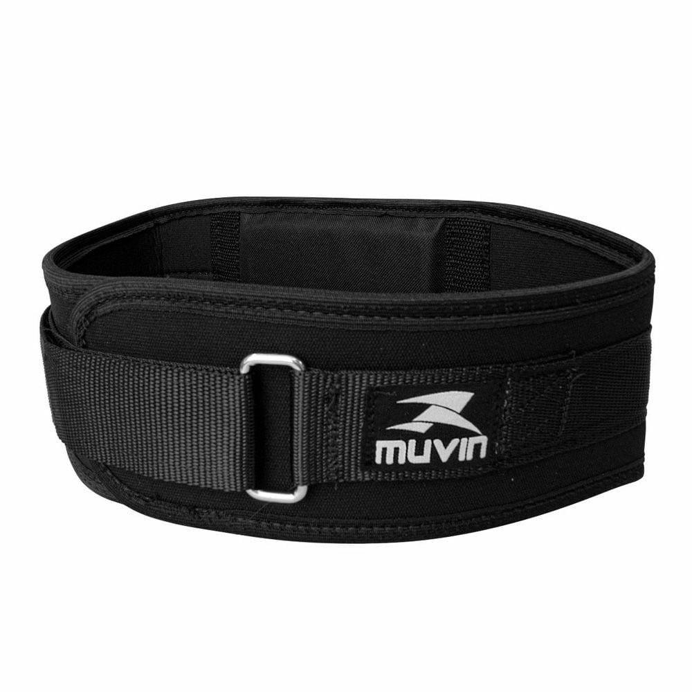 Cinturão de Musculação Muvin para Proteção da Coluna e Apoio Lombar – Ajustável e Confortável