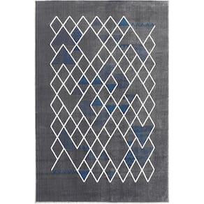 Tapete Para Sala Lyre Anil 1,00x1,50 São Carlos