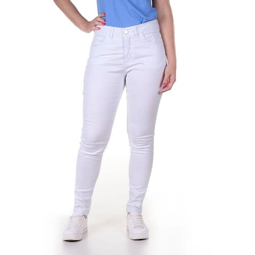 Calça Branca Feminina Uniforme CalÃ§a Feminina Brim Uniforme