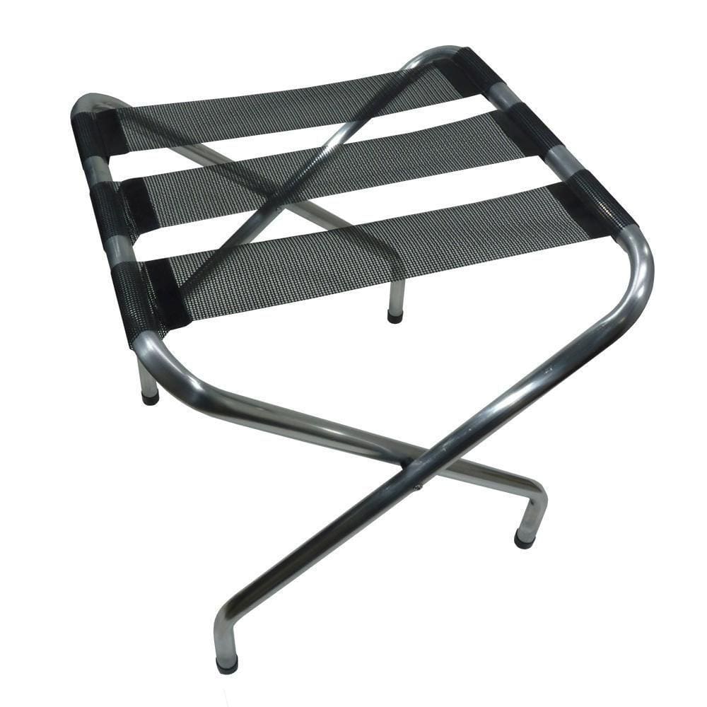 Suporte De Mala Dobrável Em Alumínio Reforçado Zaka Cor:preto Preto
