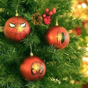 Bola Spiderman 3 Estampas Vrm 8cm (avengers) Jg C/4 Pc