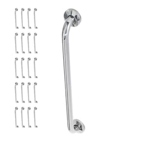 Alça Barra De Apoio 70cm Inox Kit 20 Unidades Cadeirante Idoso Deficiente Corrimao Banheiro Box Corr