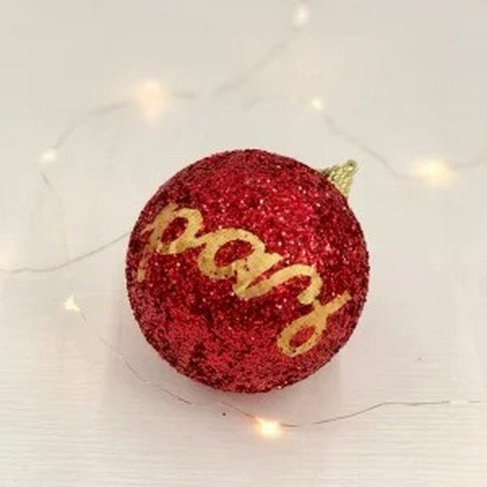 Bola Palavras 10cm X 10cm X 10cm Wf1307