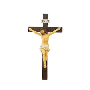 Crucifixo Para Parede 23Cm - Enfeite Resina