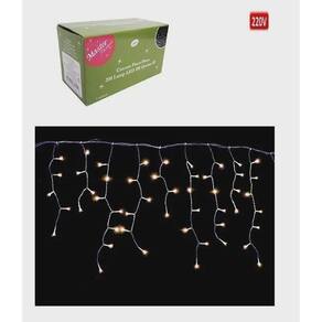 Cascata Pisca-pisca 200lamp Led Br Quente 8f 220v Qg084nc2002