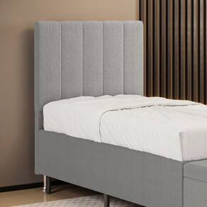 Cabeceira Nashira 90 / N-038 Bouclê Cinza Aradecor