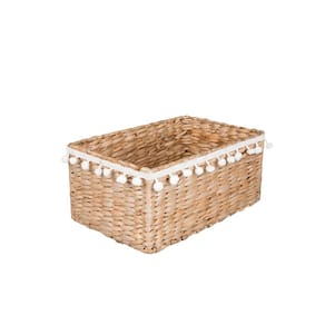 Cesto Retangular Fibras Folk 27x17x12cm - Yoi