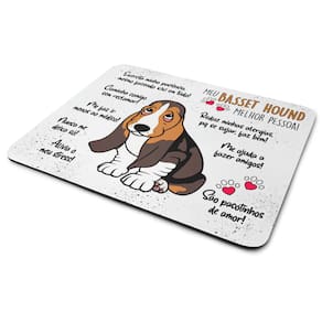 Mouse Pad Dog - Meu Basset Hound, melhor pessoa!